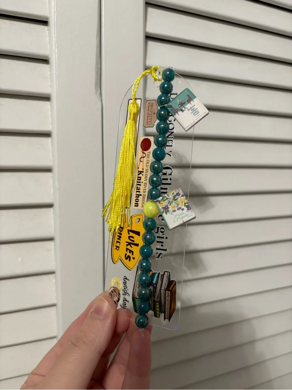 Tv show fandom vibes handcrafted bookmark by me